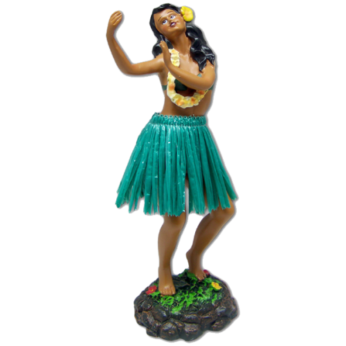 hula girl bobble