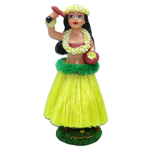 hawaiian dashboard doll