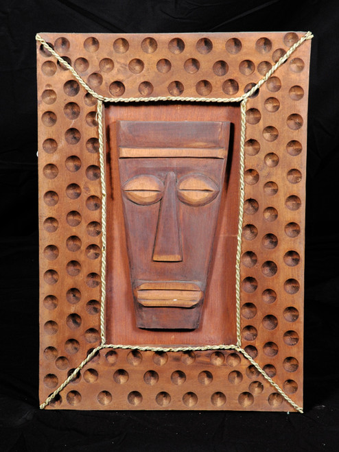 Framed Papua Tiki Mask