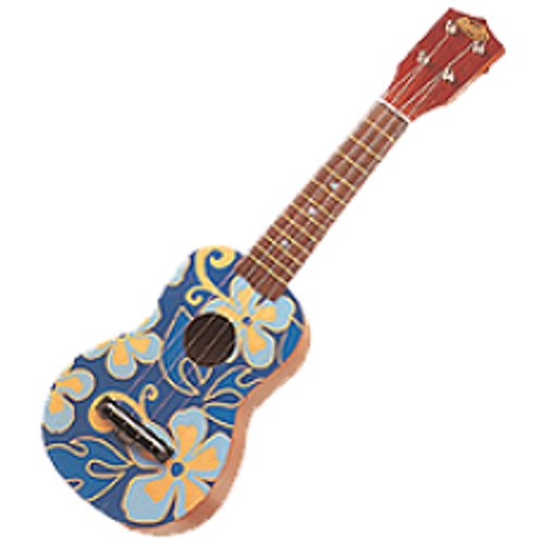 Ukulele - Blue Floral