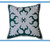 Ulu Quilted Pillow Slip - off-white on hunter green Ulu Quilted Pillow Slip - off-white on hunter green