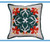 Red Hibiscus Quilted Pillow Slip Red Hibiscus Quilted Pillow Slip
