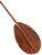 Premium AAA Curly Koa Paddle - Straight Shaft
