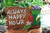 ALWAYS HAPPY HOUR Tiki Bar Sign with a Cocktail