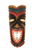 12" COLORFUL LAUGHING   TIKI  Mask  - Hand Carved Wood - Antique Finish  12" COLORFUL LAUGHING   TIKI  Mask  - Hand Carved Wood - Antique Finish