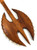Koa and Shark Teeth Double Axe War Club - Traditional Hawaiian Weapon   Koa and Shark Teeth Double Axe War Club - Traditional Hawaiian Weapon