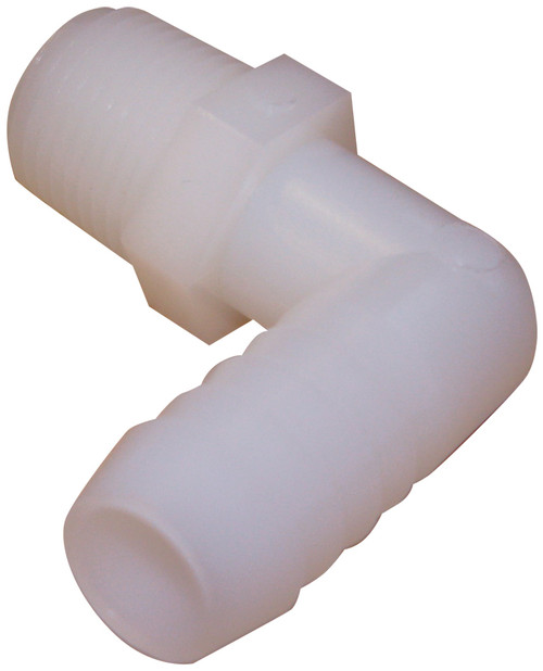 Elbow Hosetail 3/8in - 1/2in Nylon (for pump with female)