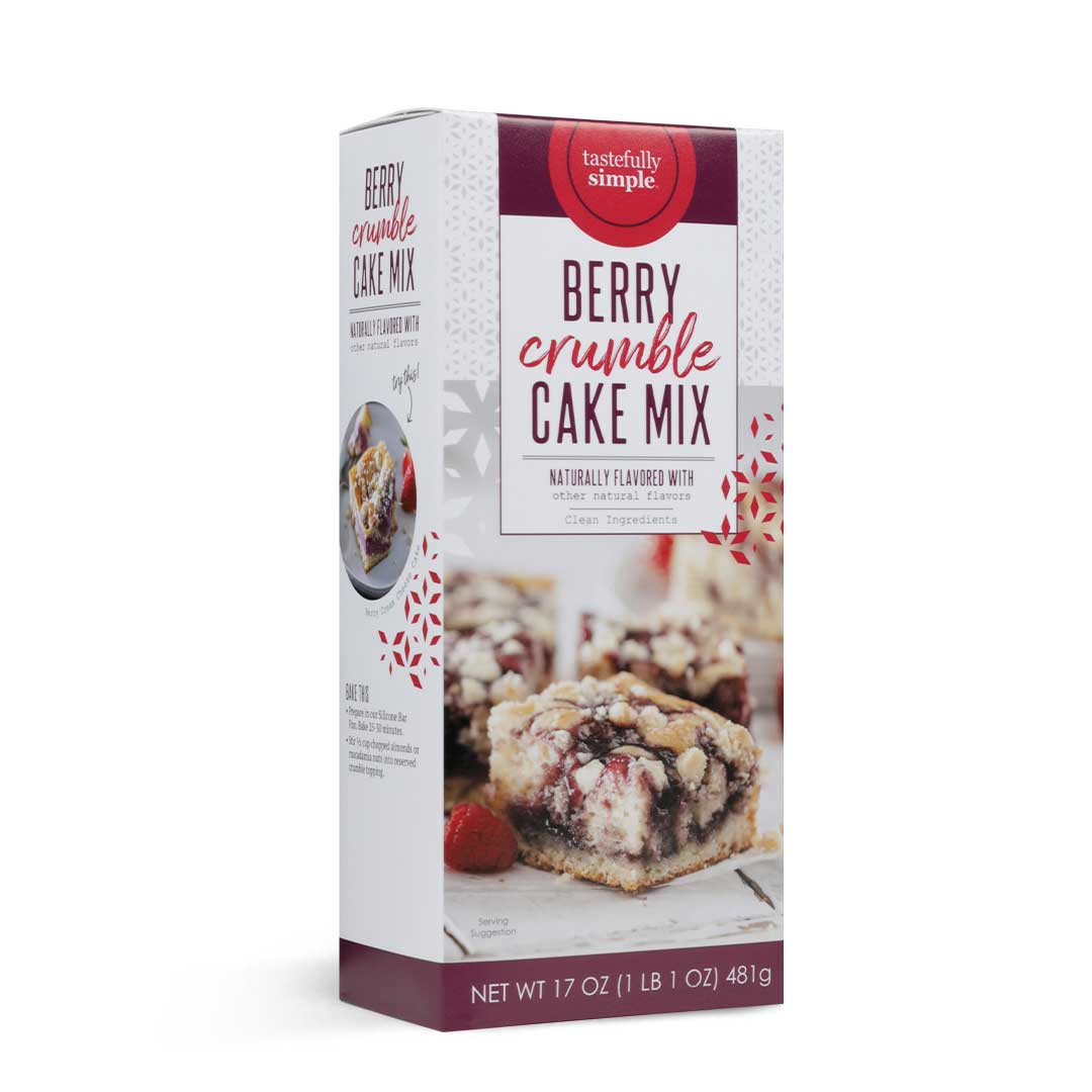 Berry Crumble Cake Mix | Tastefully Simple