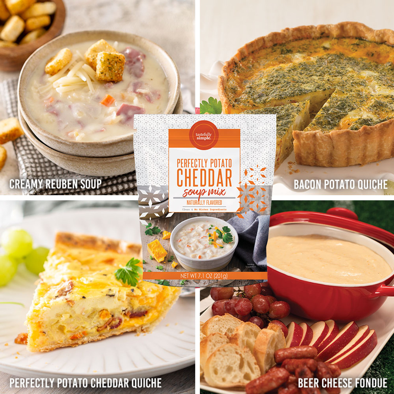 トップス alwaysdowhatyoushoulddo foodie Potato Cheddar Soup Value Pack - Perfectly Potato Cheddar