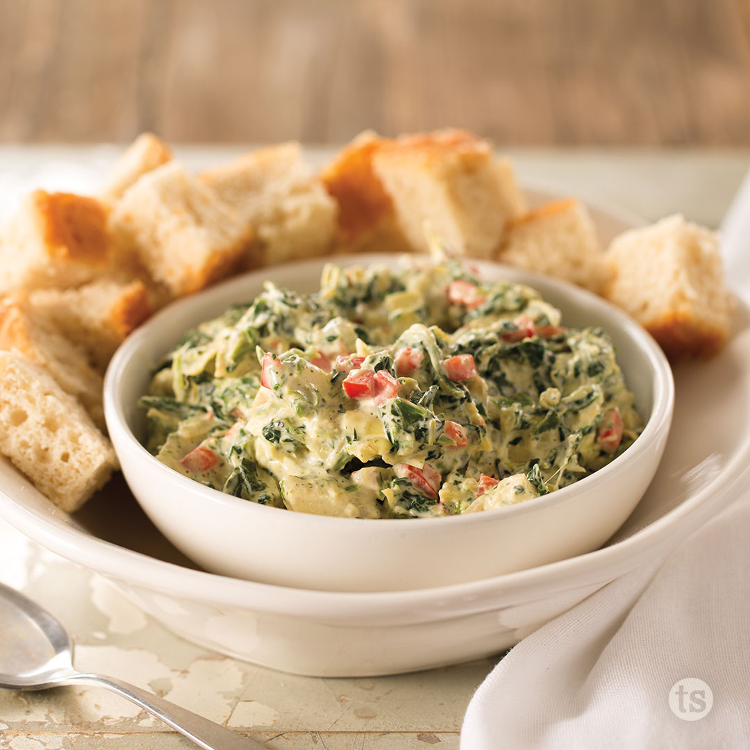 quick spinach artichoke dip