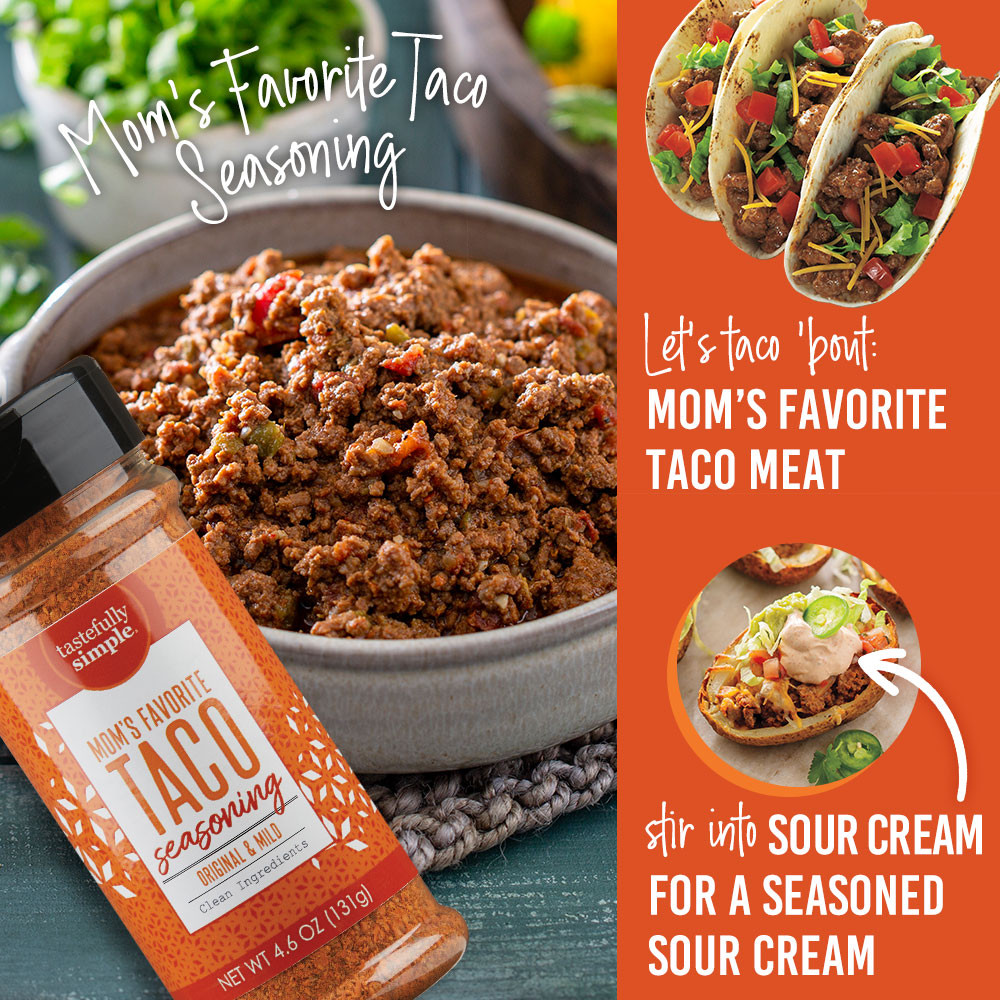 Mom's Favorite Taco Seasoning Tastefully Simple - Main Image