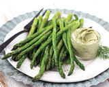 Roasted Asparagus with Dill Butter