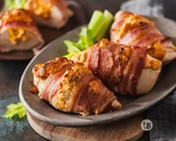 Bacon Wrapped Buffalo Chicken