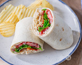 Pulled Chicken BLT Wraps