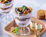 Blueberry Mousse Parfaits