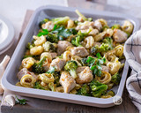 ONE Pan Chicken Tortellini Mix Preparation