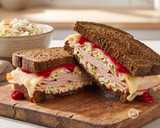 Rachel Sandwich with Spiced Apple