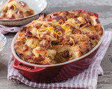 Spiced Apple Berry Bread Pudding