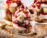 Spiced Apple Berry Trifles