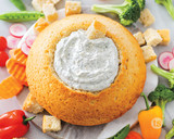 Bountiful Beer Bread Bowl with Spinach Herb Dip