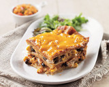 Fiesta Chicken Layered Enchiladas