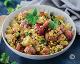 Grilled Si Si Cilantro Potato Salad