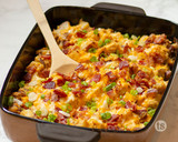 Loaded Baked Potato Chicken Casserole