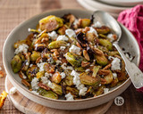 Balsamic Berry Roasted Brussels Sprouts