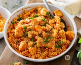 Chicken Parmesan Pasta Skillet