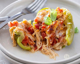 Chicken Parmesan Stuffed Peppers