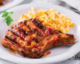 Si Si Pork Chops with Mango Sauce