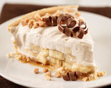 Banana Caramel Chai Pie
