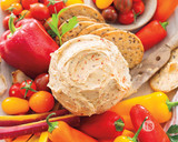 Roasted Garlic Red Pepper Cheese Ball