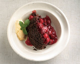 Slow Cooked Chocolate Cherry Cake