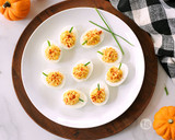 Deviled Egg Pumpkins
