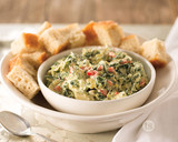 Cheesy Artichoke Spinach Dip