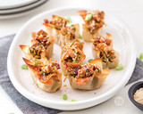 Open Faced Egg Rolls