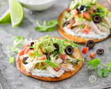 Chicken Tostadas