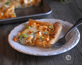 Garlic Buffalo Blue Pizza