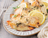 Sauteed Tilapia with Lemon Dill Butter Sauce