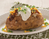 Bacon Jam Baked Potatoes
