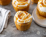 Salted Caramel Brown Sugar Cupcakes