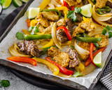 ONE Pan Fajitas Mix Preparation