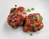 Smoky Bacon BBQ Baked Chicken Thighs