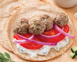 Turkey Meatball Gyros