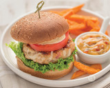 Vidalia Chicken Bacon Burgers