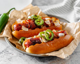 Bayou Bourbon Bacon Dogs