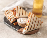 BBQ Chicken Grilled Quesadillas