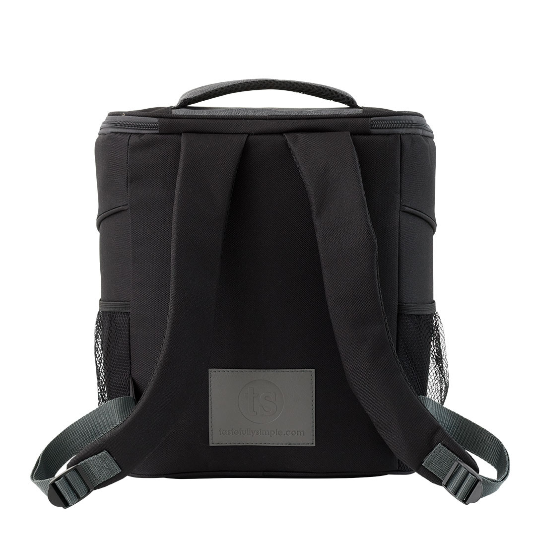 Cooler Backpack Black Tastefully Simple