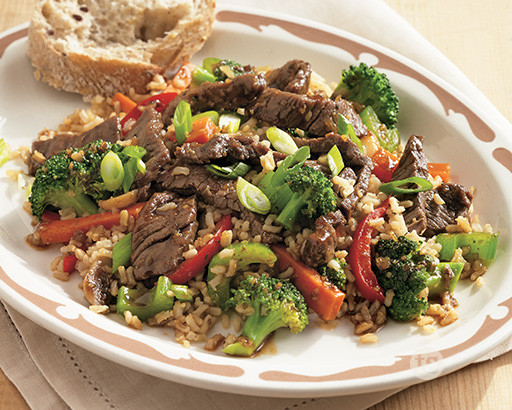 Savory Beef & Rice Skillet